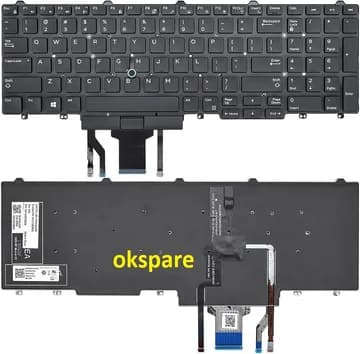 Laptop Keyboard Dell Precision 5550 5570 5750 5770