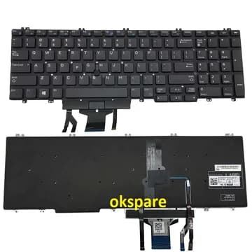 Laptop Keyboard Dell Precision 7530 7540 7730 7740